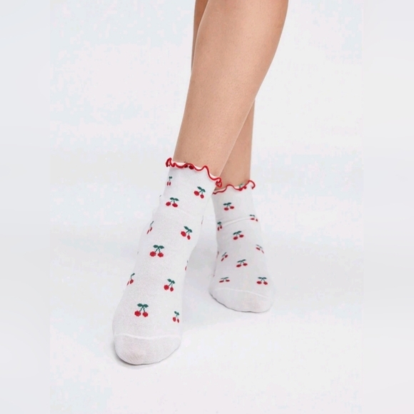 2 Pairs Of Women Mid-Calf Socks - Picture 3 of 3